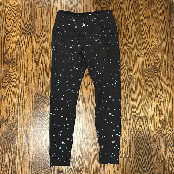 Beyond Yoga leggings. XS. Black with shiny stars. Like new. - Picture 1 of 3